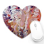 Pour Flames Heart Mousepad