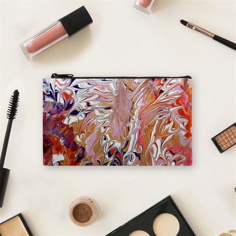 Pour Flames Cosmetic Bag (Small) from ArtsNow.com Front