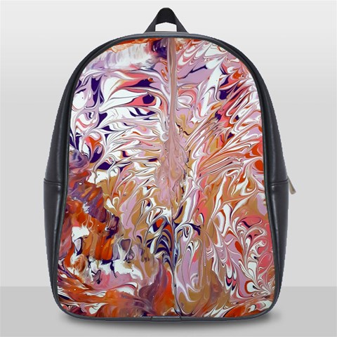 Pour Flames School Bag (Large) from ArtsNow.com Front