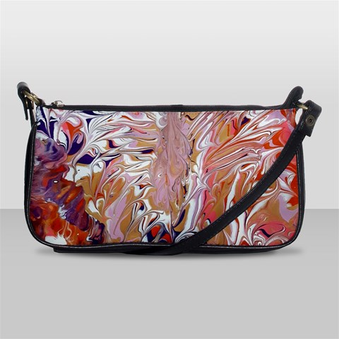 Pour Flames Leather Shoulder Clutch Bag from ArtsNow.com Front