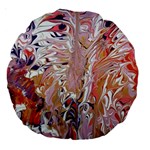 Pour Flames Large 18  Premium Round Cushions