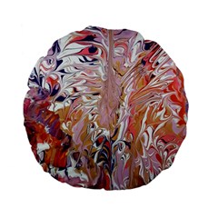 Pour Flames Standard 15  Premium Flano Round Cushions from ArtsNow.com Front