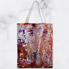 Pour Flames Zipper Classic Tote Bag from ArtsNow.com Front