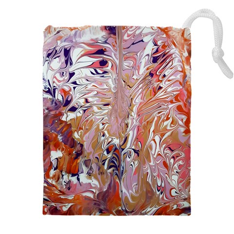 Pour Flames Drawstring Pouch (5XL) from ArtsNow.com Front