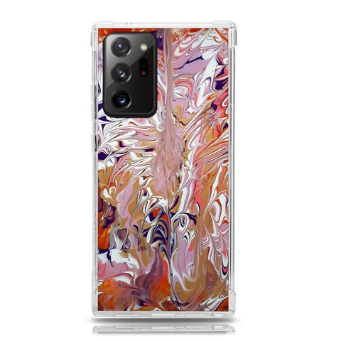 Pour Flames Samsung Galaxy Note 20 Ultra TPU UV Case from ArtsNow.com Front