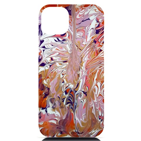 Pour Flames iPhone 14 Plus Black UV Print PC Hardshell Case from ArtsNow.com Front