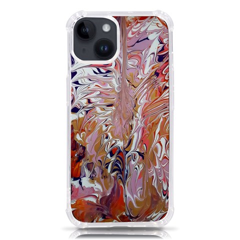 Pour Flames iPhone 14 TPU UV Print Case from ArtsNow.com Front