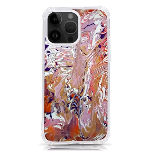 Pour Flames iPhone 14 Pro Max TPU UV Print Case from ArtsNow.com Front