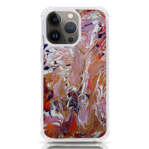 Pour Flames iPhone 13 Pro TPU UV Print Case from ArtsNow.com Front