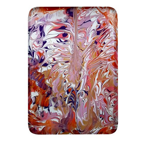 Pour Flames Rectangular Glass Fridge Magnet (4 pack) from ArtsNow.com Front