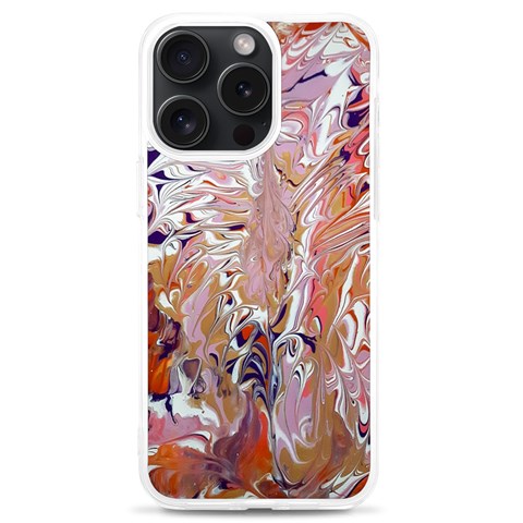 Pour Flames iPhone 15 Pro Max TPU UV Print Case from ArtsNow.com Front