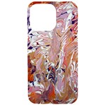 Pour Flames iPhone 15 Pro Max Black UV Print PC Hardshell Case