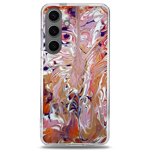 Pour Flames Samsung Galaxy S24 6.2 Inch TPU UV Case from ArtsNow.com Front