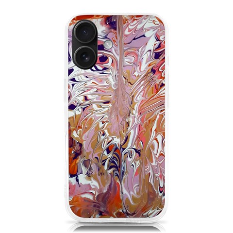 Pour Flames iPhone 16 TPU UV Print Case from ArtsNow.com Front