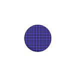 Blue Tartan Plaid 1 1  Mini Buttons