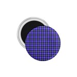 Blue Tartan Plaid 1 1.75  Magnets