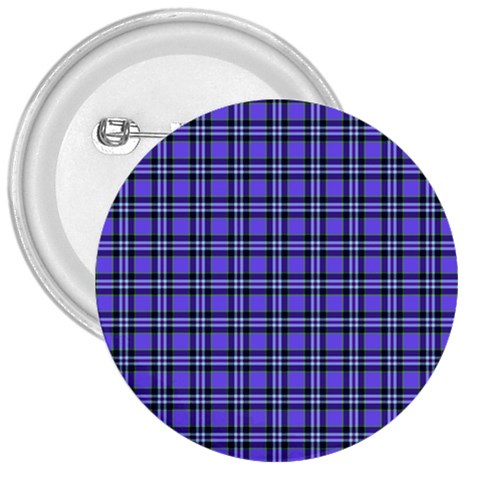 Blue Tartan Plaid 1 3  Buttons from ArtsNow.com Front