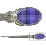 Blue Tartan Plaid 1 Letter Opener