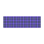 Blue Tartan Plaid 1 Sticker (Bumper)