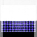 Blue Tartan Plaid 1 Rectangular Jigsaw Puzzl