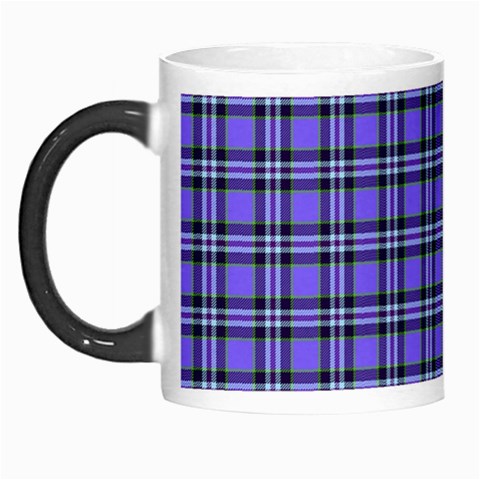 Blue Tartan Plaid 1 Morph Mug from ArtsNow.com Left