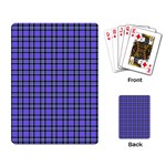 Blue Tartan Plaid 1 Playing Cards Single Design (Rectangle)