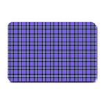 Blue Tartan Plaid 1 Small Doormat