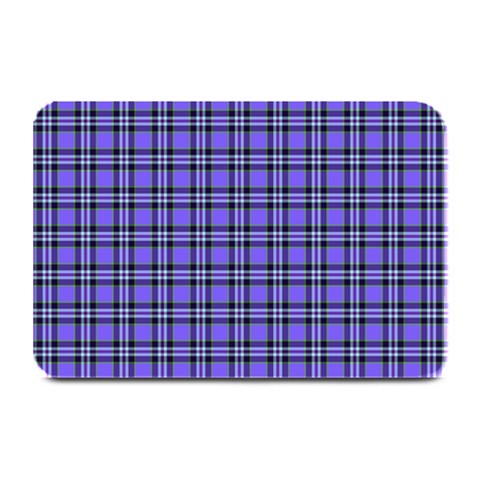 Blue Tartan Plaid 1 Plate Mats from ArtsNow.com 18 x12  Plate Mat