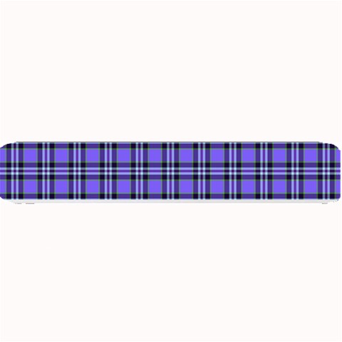 Blue Tartan Plaid 1 Small Bar Mat from ArtsNow.com 24 x4  Bar Mat