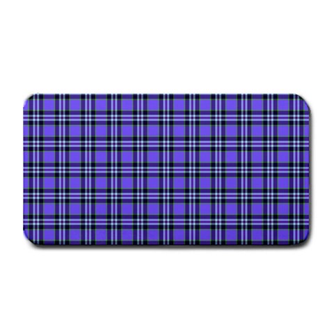 Blue Tartan Plaid 1 Medium Bar Mat from ArtsNow.com 16 x8.5  Bar Mat