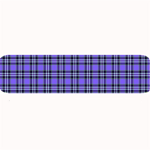 Blue Tartan Plaid 1 Large Bar Mat from ArtsNow.com 32 x8.5  Bar Mat