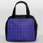 Blue Tartan Plaid 1 Classic Handbag (Two Sides)