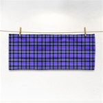 Blue Tartan Plaid 1 Hand Towel