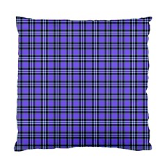 Blue Tartan Plaid 1 Standard Cushion Case (Two Sides) from ArtsNow.com Back