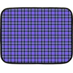 Blue Tartan Plaid 1 Fleece Blanket (Mini)