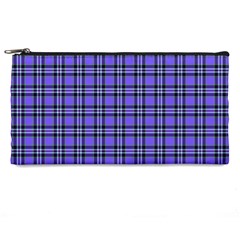 Blue Tartan Plaid 1 Pencil Cases from ArtsNow.com Front