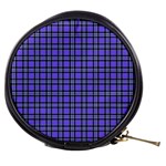 Blue Tartan Plaid 1 Mini Makeup Bag