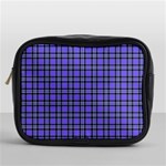 Blue Tartan Plaid 1 Mini Toiletries Bag (One Side)