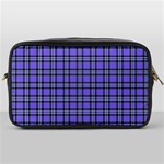 Blue Tartan Plaid 1 Toiletries Bag (One Side)