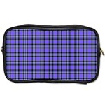 Blue Tartan Plaid 1 Toiletries Bag (Two Sides)