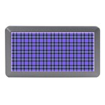 Blue Tartan Plaid 1 Memory Card Reader (Mini)