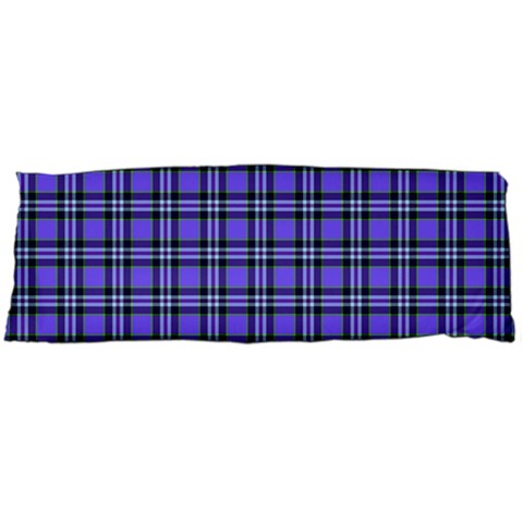 Blue Tartan Plaid 1 One Side Body Pillow Cases from ArtsNow.com Body Pillow Case