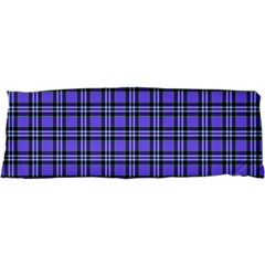 Blue Tartan Plaid 1 17 x47  Body Pillow Case Dakimakura (Two Sides) from ArtsNow.com Front