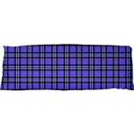 Blue Tartan Plaid 1 17 x47  Body Pillow Case Dakimakura (Two Sides)