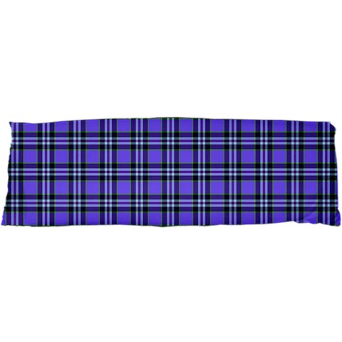 Blue Tartan Plaid 1 21 x63  Body Pillow Case Dakimakura (Two Sides) from ArtsNow.com Front