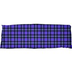 Blue Tartan Plaid 1 25 x71  Body Pillow Case Dakimakura (Two Sides)