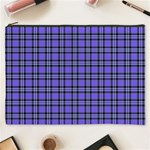 Blue Tartan Plaid 1 Cosmetic Bag (XXXL)