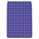 Blue Tartan Plaid 1 Removable Flap Cover (L)