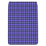 Blue Tartan Plaid 1 Removable Flap Cover (S)