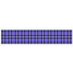 Blue Tartan Plaid 1 Small Premium Plush Fleece Scarf